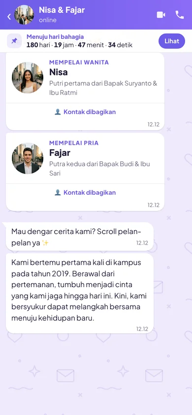 Pengantin Obrolan Cinta