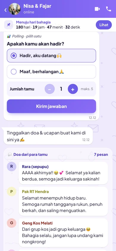 RSVP Obrolan Cinta