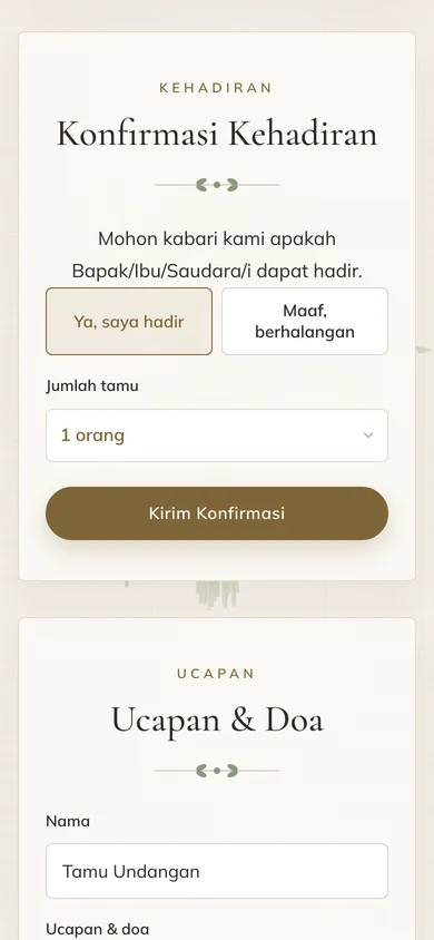 RSVP Rangkai Kasih 3D
